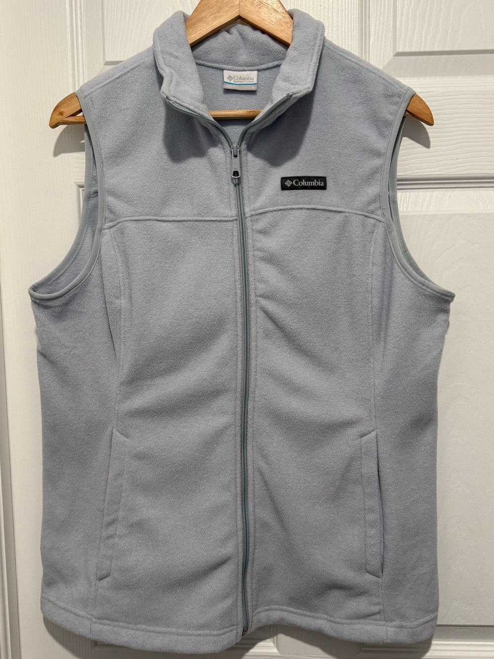 Columbia Powder Blue Full-Zip Fleece Vest L